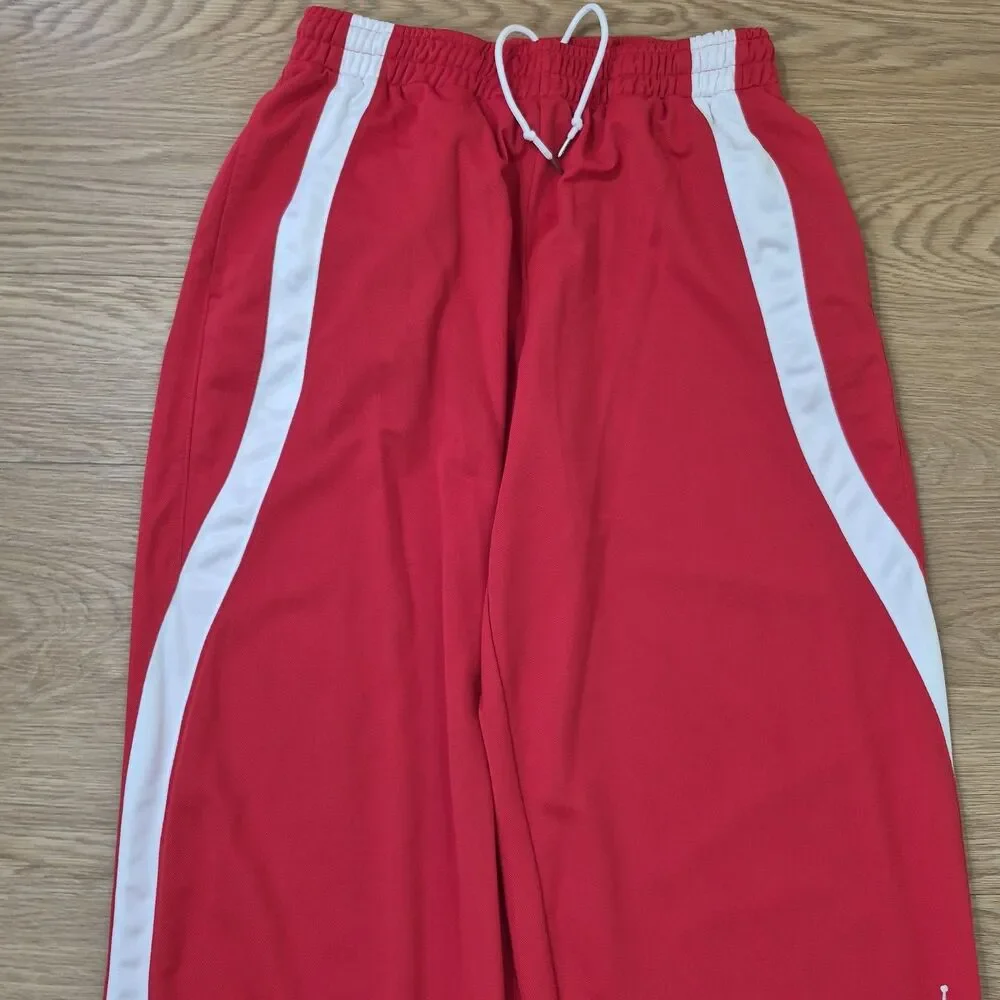 Nike Air Jordan Pants Mens XL Red Striped Baggy Basketball Performance Athletic